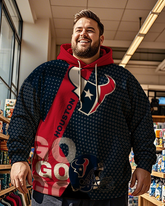 Texans Kapuzenpullover für Herren in Übergröße